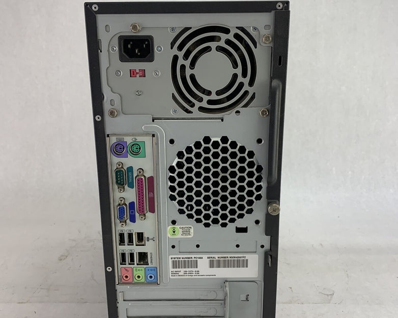 HP Presario SR1124NX MT AMD Athlon XP 2800 + 2.08GHz 1GB RAM No HDD No OS