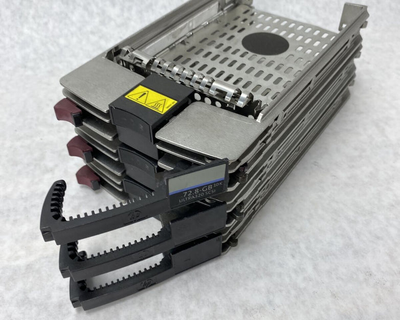 Lot of 3 HP ULTRA3 SCSI Hard Drive Caddy Tray 233349-001 Tray Only