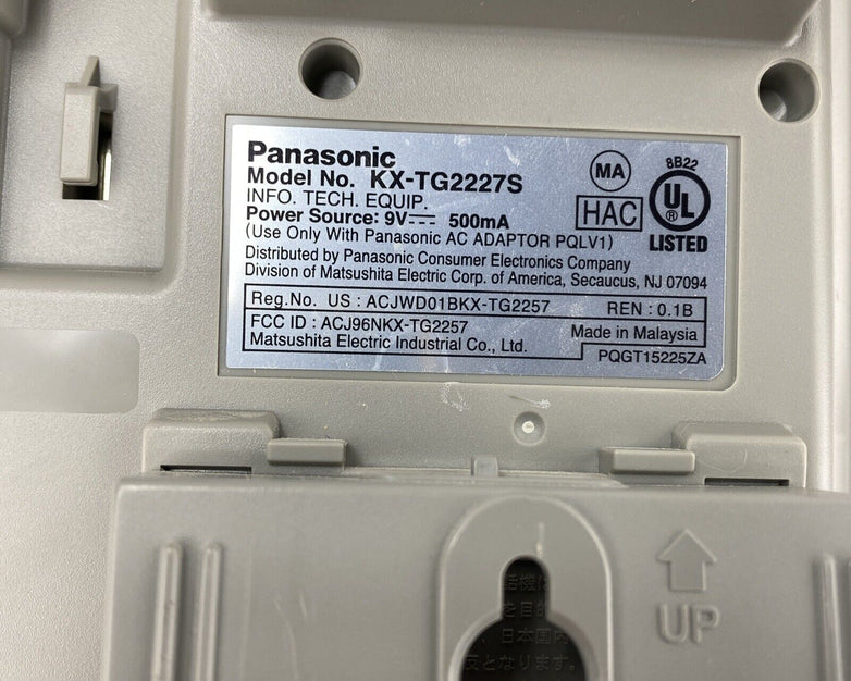 Panasonic KX-TG2227 2.4 GHz Cordless Phone w/ Digital Answering System