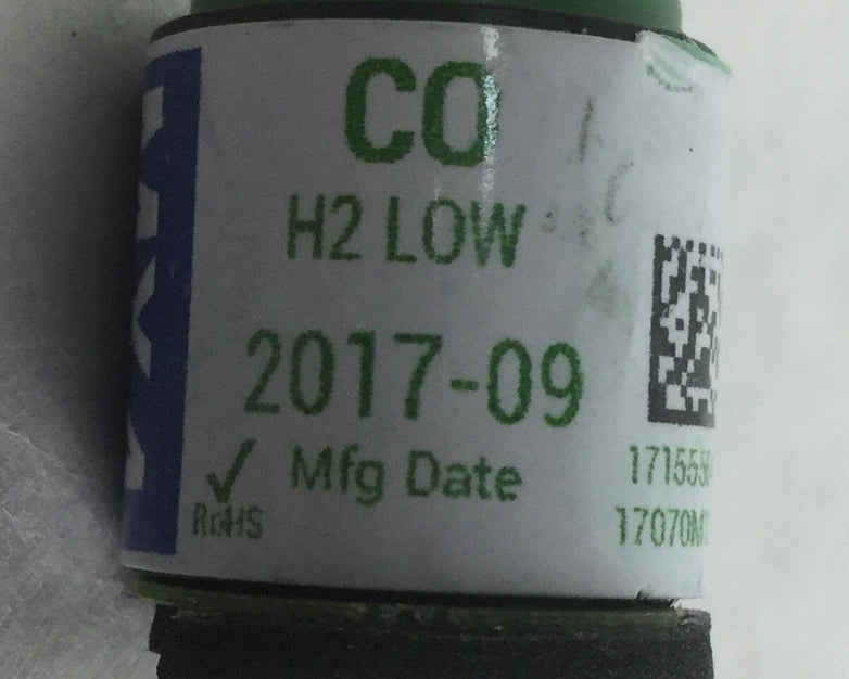 Industrial Scientific, 17155564, Carbon Monoxide (CO/H2 low) Sensor, Mfg 9/2017