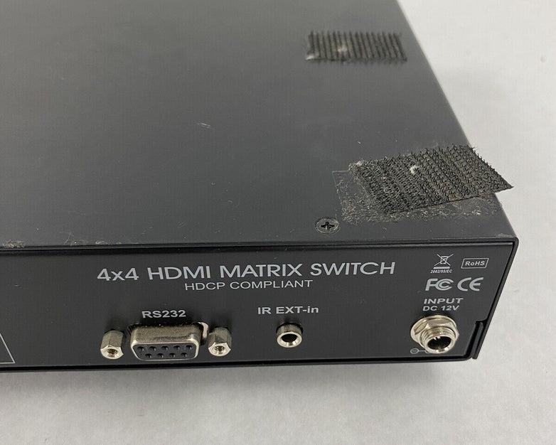 Shinybow SB-5645 4x4 HDMI Matrix Routing Switcher (No Power Cable)