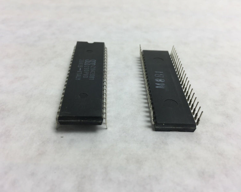 (2) SGS Z8420B1 PIO Parallel In/Out Controller NOS Lot of 2