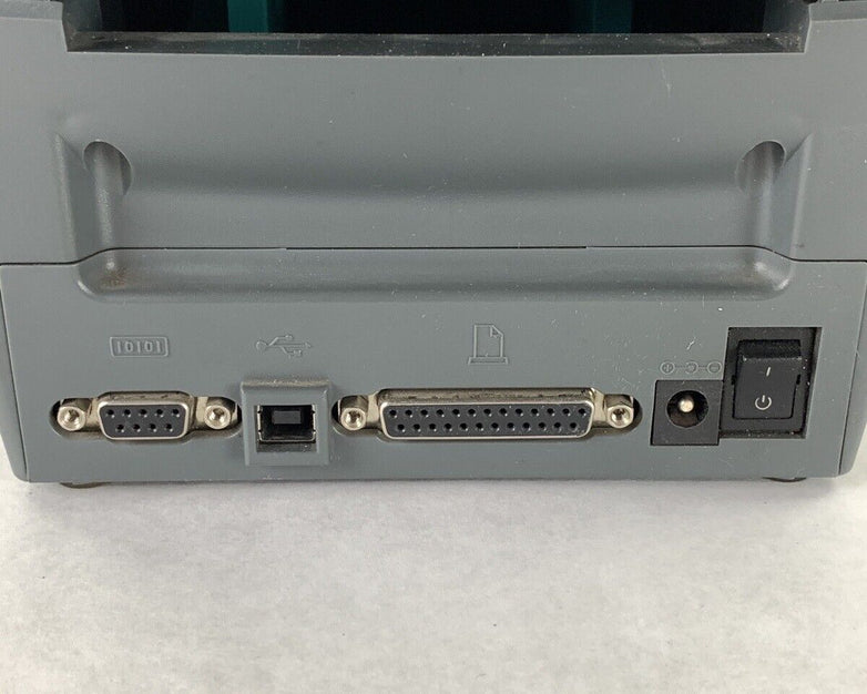 Zebra GX430t Barcode Printer Thermal Label 4" Bad Serial Port Tested