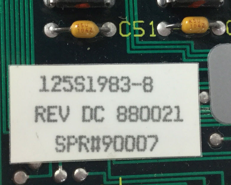 TAYLOR MOD SYSTEMS 125S1983-8 Rev DC Circuit Board