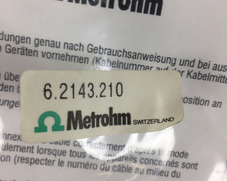 METROHM BRINKMANN 6.2143.210 CONNECTING CABLE