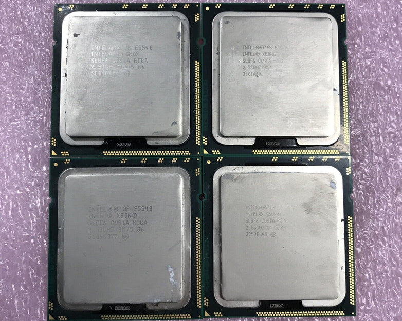 (Lot of 4) Intel E5540 SLBF6 2.53GHz (Tested and Working)