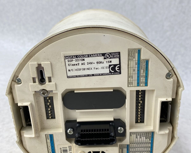 Hanwha SCP-2270N Digital Color PTZ Camera in SHP-3701F Dome-Flushing Housing