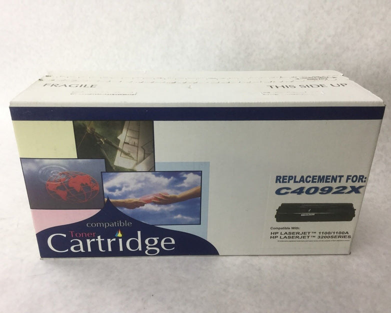 Toner Cartridge Black Compatible w/ C4092X (HP LaserJet 1100/1100A/3200 Series)