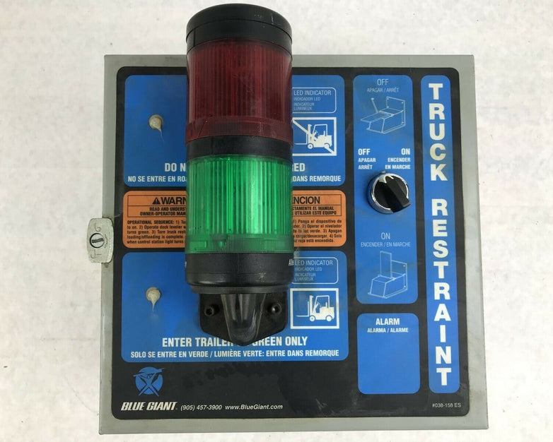 Blue Giant MTR 1160T 027-105 Truck Restraint 115V Control Panel 038-158 ES
