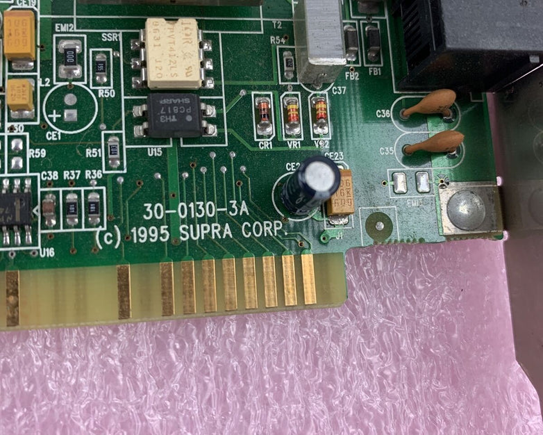 Supra 16-Bit ISA Modem Card SupraExpress 33.6i PnP VoiceInternal 30-0130-3A