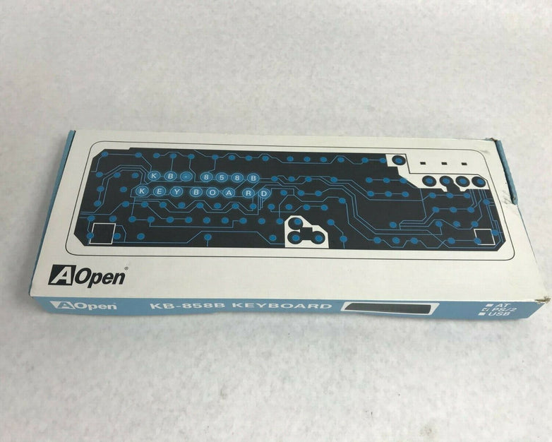 AOpen KB-858B Wired PS/2 Keyboard Colored Editing Macros