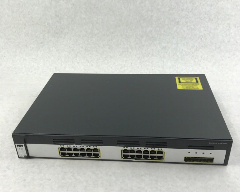 Cisco WS-C3750G-24TS-S 24-Port 1000 Base-T Gigabit Ethernet Switch RJ45