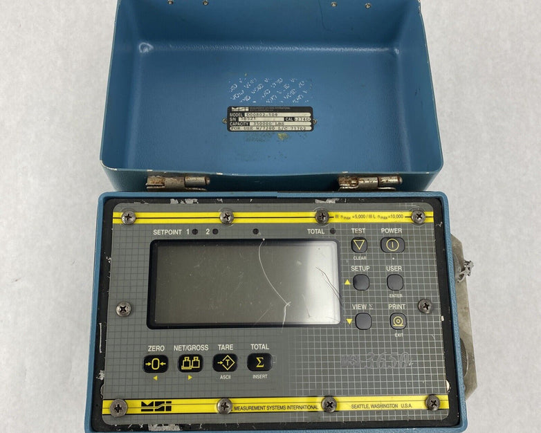 Measurement Systems International MSI-3650 Digital Weight Indicator D00802-100