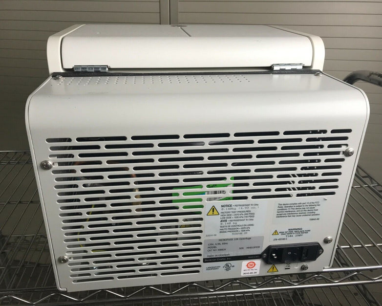 Beckman Coulter Microfuge 22R Refrigerated Centrifuge F241.15 Rotor - Door Error