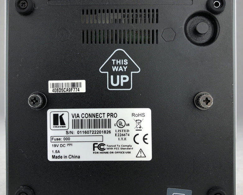 Kramer VIA Connect Hub Celeron 2955V 1.4GHz 4GB RAM No SSD No WiFi Card LOT OF 3
