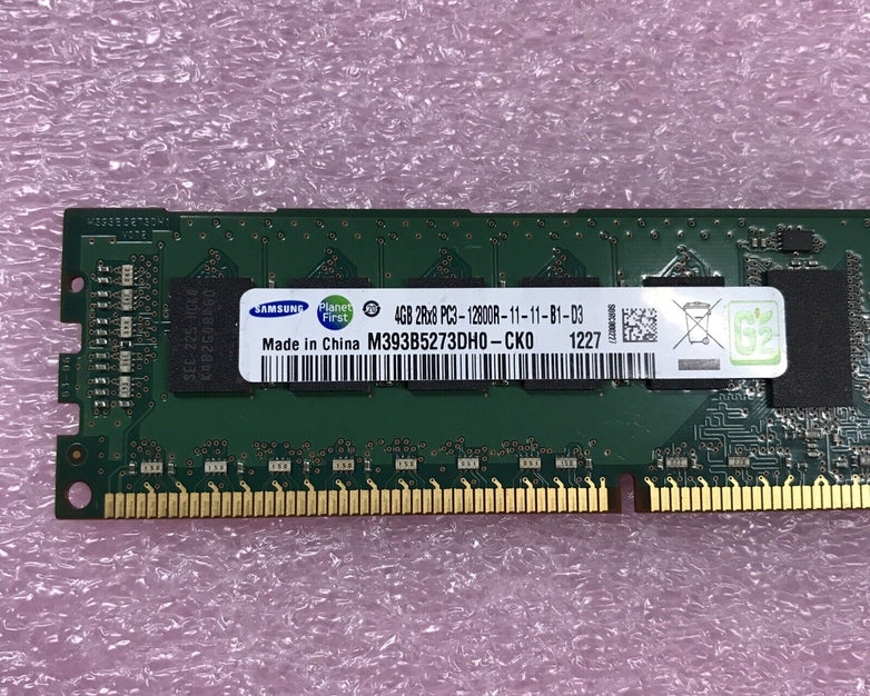 Samsung 8GB 2x4GB 2Rx8 PC3-12800R-11-11-B1-D3 Laptop Memory M393B5273DH0