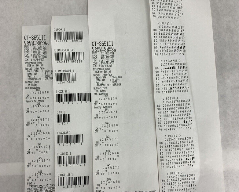 Citizen Line CT-S651II POS Thermal Printer Tested