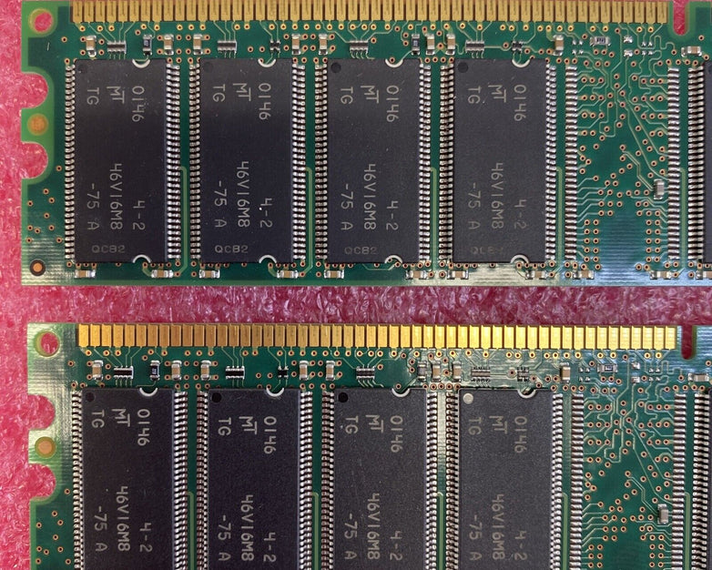 2x 256MB Micron MT16VDDT3264AG-265A1 PC2100U DDR 266MHz RAM Memory
