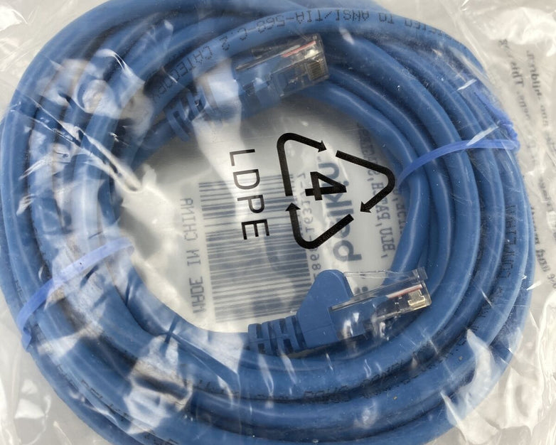 Belkin A3L791-20-BLU-S 20ft Cable Cat5e UTP RJ45 M/M Blue Snagless Patch Cable