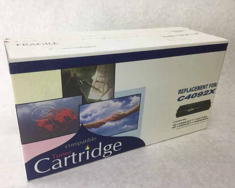 Toner Cartridge Black Compatible w/ C4092X (HP LaserJet 1100/1100A/3200 Series)