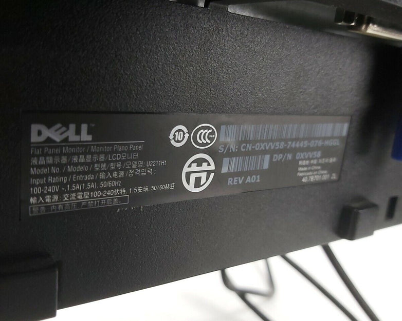 Dell U2211H 22" UltraSharp Monitor 4-Port USB 1080p U2211Ht XVV58 Grade B
