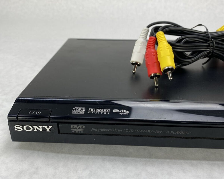 Sony DVP-SR200P DVD CD Player Black Tested NO REMOTE