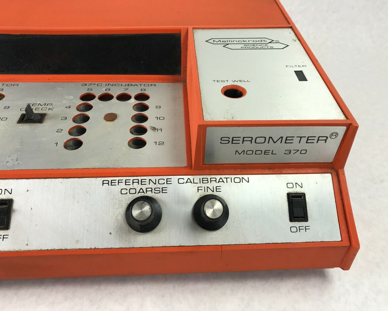 Vintage Mallinckrodt Science Products Model 370 Serometer Incubator