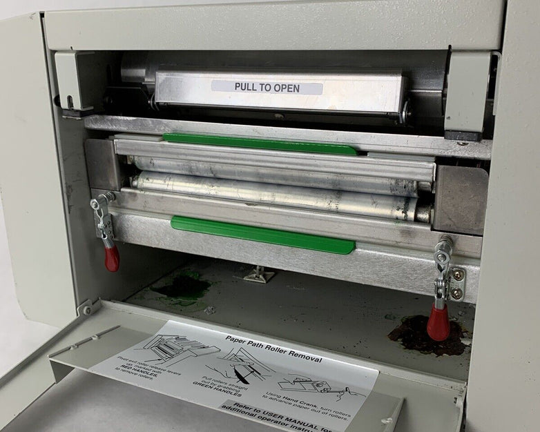 InfoSeal DFS-1000 Paper Folding and Envelope Sealing System Missing Paper Tray