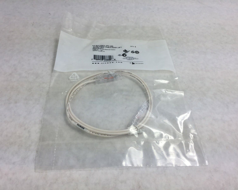Seimens S110 Cable Assy 3 ft S110P1-P1-03 White