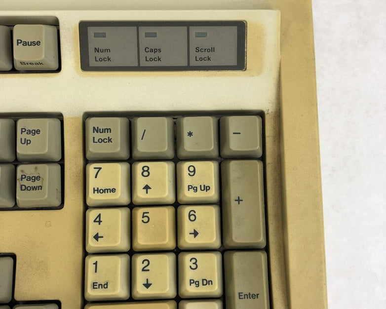 Vintage Mitsumi Electric CO Keyboard KPQ-E99YC 5 Pin