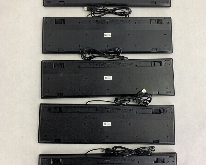 Lot 0f 5 Dell Wired Keyboard Black KB216