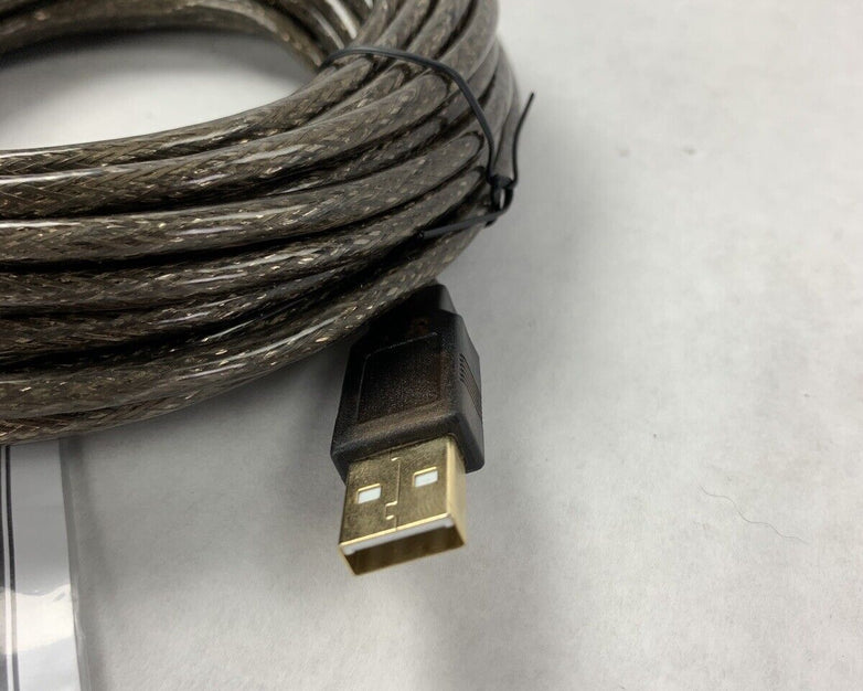 New Tripp Lite U026-025 7.62m USB A Male Female Black USB cable