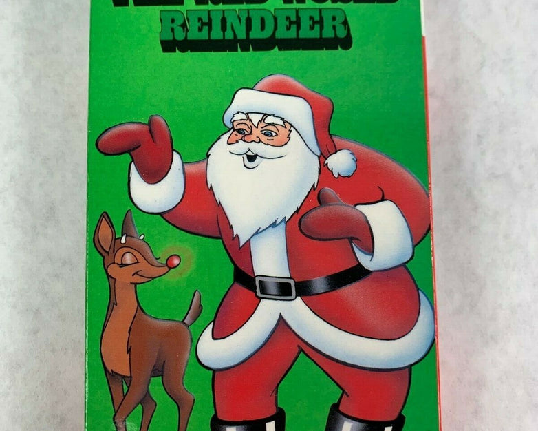 Vintage Classic Rudolph the Red Nosed Reindeer 1993 VHS Tape Movie Christmas