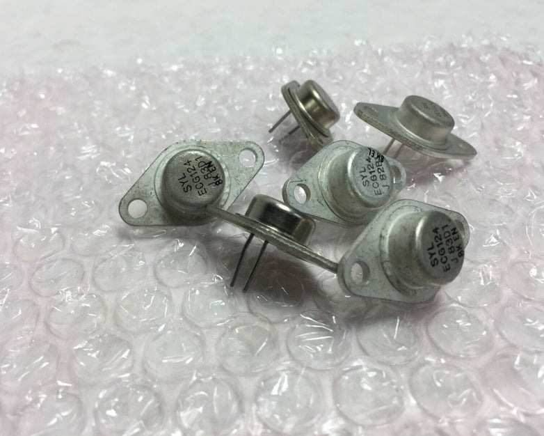 NOS Sylvania ECG124 Transistor Lot of 6