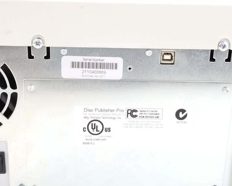 Primera Bravo Pro xi CD/DVD Disk Publisher and Printer Parts or Repair