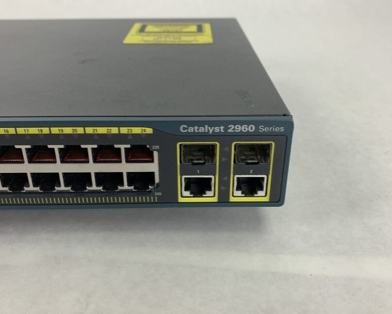 Cisco WS-C2960-24TC-L 24-Port Ethernet Managed Switch