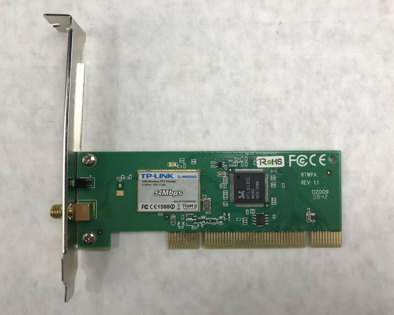 TP-Link 54M Wireless PCI Adapter TL-WN3533GD