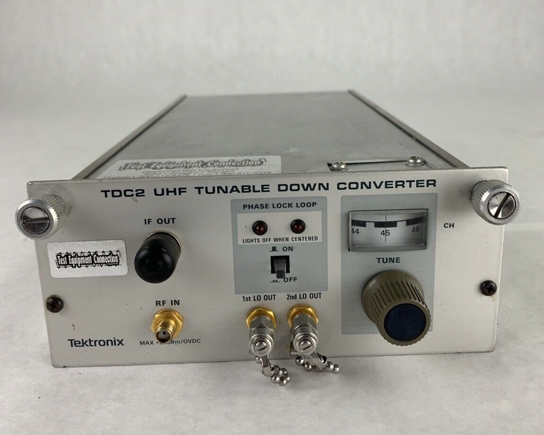 Tektronix TDC2 UHF Tunable Down Converter Untested