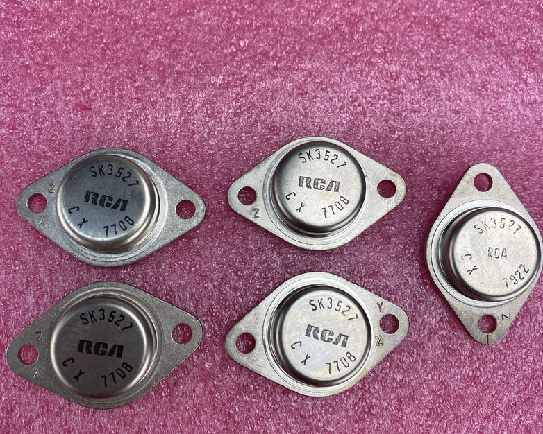 Lot of 5 RCA SK3527 CX 7708 Bipolar Transistor