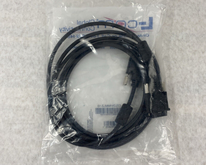 L-Com CTLDVIMMLZ-10 DVI-D Single Link LSZH Cable Male/Male w/ Ferrites 10ft