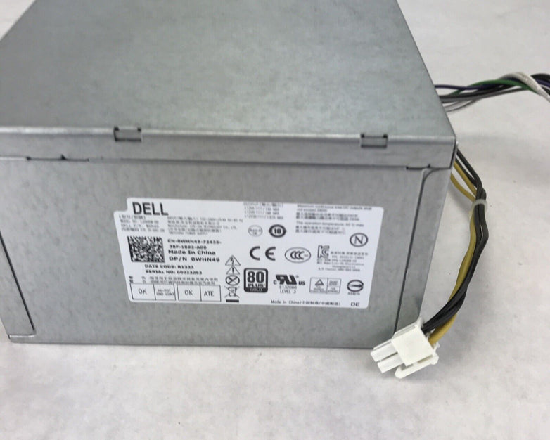 Dell WHN49 L290EM-00 Gray OptiPlex Power Supply Max Power 290WSN/00023093