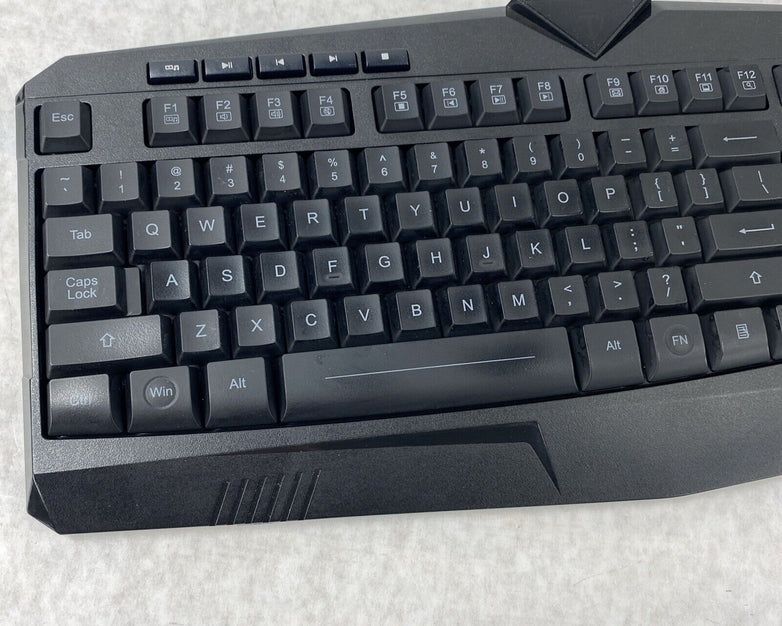 Pictek PC232A Wired Multicolor RGB Background Gaming Keyboard w/ T7 Gaming Mouse