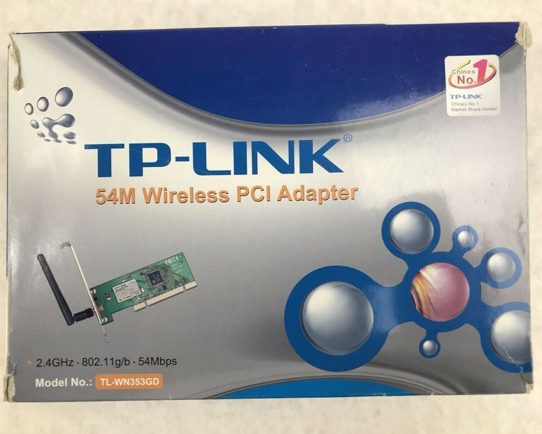 TP-Link 54M Wireless PCI Adapter TL-WN3533GD