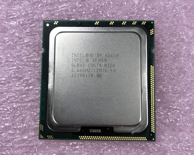 (Lot of 2) Intel Xeon X5650 2.66GHz 12MB 6.4GT/s SLBV3 CPU Processors