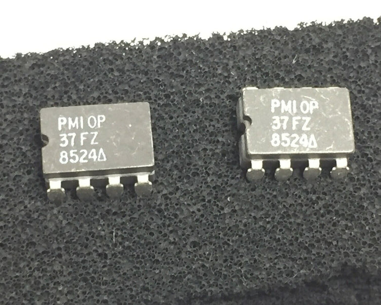 NOS PMI OP37FZ IC 8 Pin Lot of 2