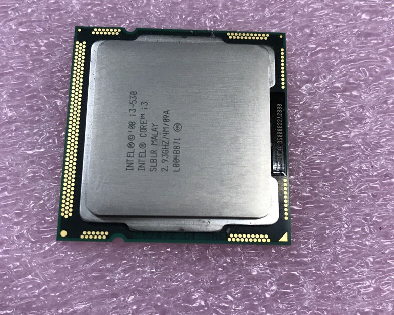 (Lot of 2) Intel Core i3-530 SLBLR MALAY 2.93GHz CPU Processor
