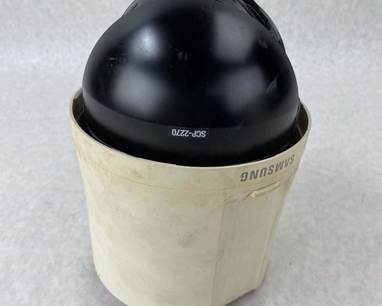 Hanwha SCP-2270N Digital Color PTZ Camera in SHP-3701F Dome-Flushing Housing