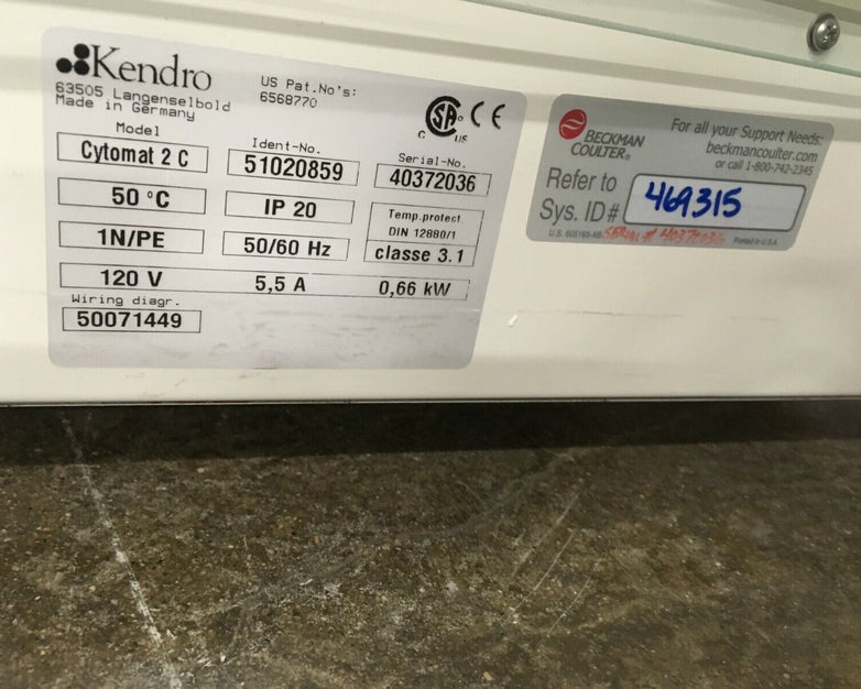 Kendro Heraeus Cytomat 2 Automatic Incubator 51020859 Platform Transfer PARTS