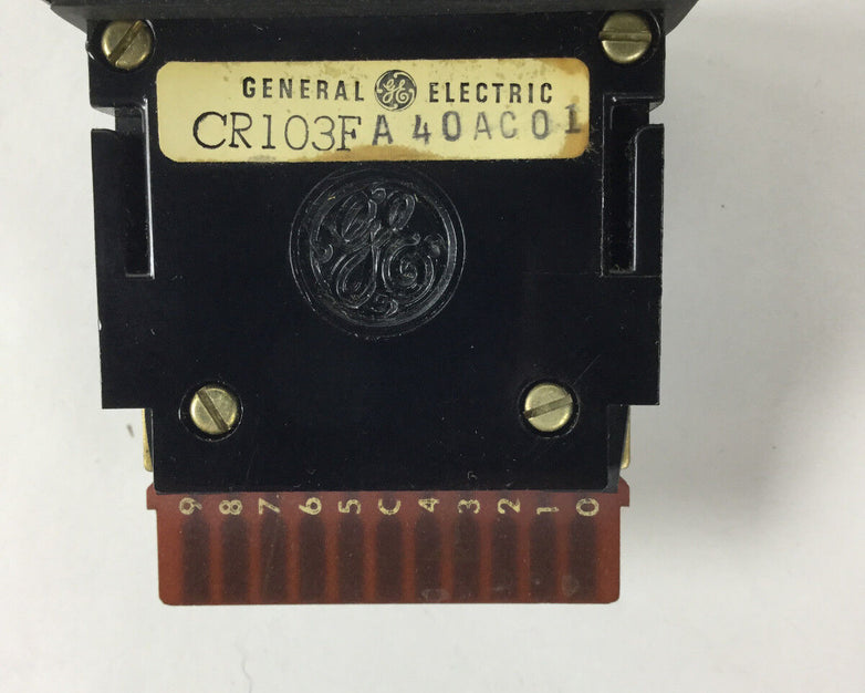 GE General Electric CR103FA40AC01 1 Digit Thumbwheel