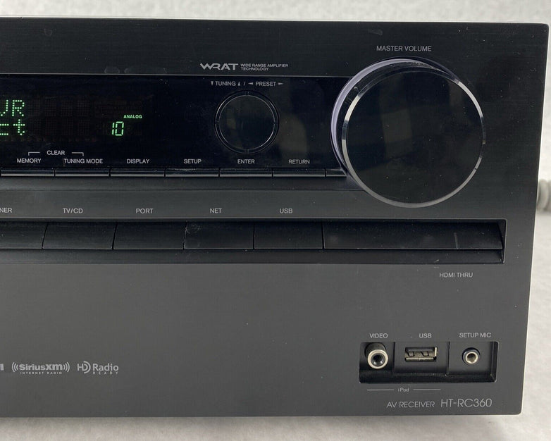 Onkyo HT-RC360 7.2 Channel Network Audio Video Receiver NO SOUND parts repair